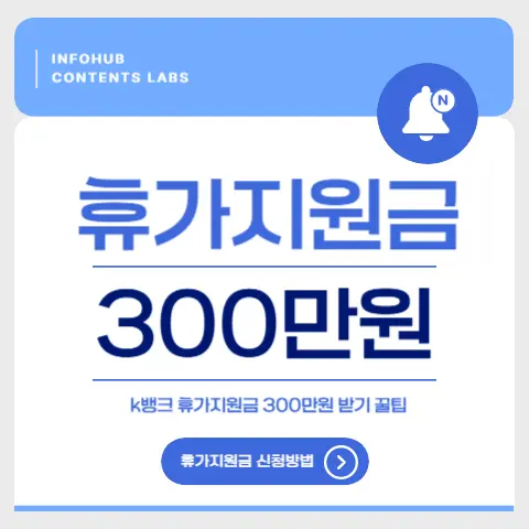 케이뱅크 휴가지원금